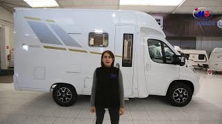 Autocaravana compacta Barata Mooveo T60 FB ¡Para 4 plazas  M3 Caravaning [upl. by Pang641]