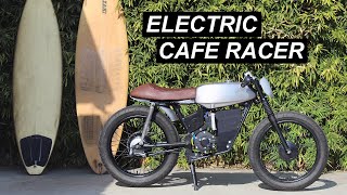 Electric Cafe Racer  Vintage Motorcycle Build [upl. by Shaer910]