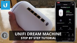 UniFi Dream Machine WiFi Router  Super Simple Setup [upl. by Kwang496]