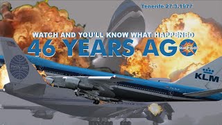 The Crash of the Century Los Rodeos Airport Tenerife KLM  Pan American Boeing 747 [upl. by Lili]