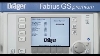 Dräger Fabius GS premium  How to setup [upl. by Nojed]