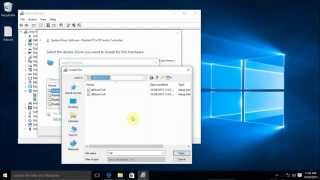 How To Install a Windows 10 Driver using an INF File [upl. by Rehpotsrihc]