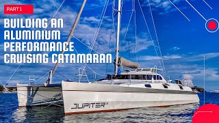 Building an Aluminum Performance Cruising catamaran  Part 1 [upl. by Mirak]