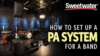 How to Set Up a PA System for a Band [upl. by Ximena509]