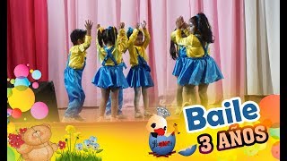 BAILE NIÑOS DE 3 AÑOS [upl. by Emmalynne]