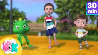 Canciones Infantiles en Ingles  Aprender inglés cantando  HeyKids [upl. by Templia]