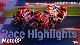 MotoGP™ Race Highlights  2021 EmiliaRomagnaGP [upl. by Paryavi]