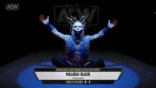 Malakai Black Entrance  AEW Fight Forever [upl. by Suu891]