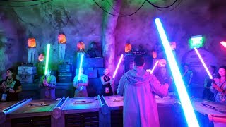 Build a Lightsaber at Savis Workshop  Disney World  Full Show [upl. by Tterraj]