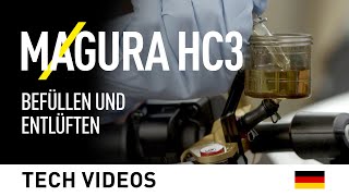 MAGURA HC3 Befüllen und Entlüften [upl. by Noerb]