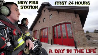 First 24 Hours in a New Fire Station  A Day in the Life [upl. by Nylkaj]