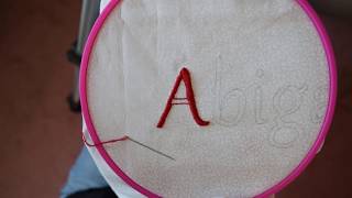 Beginner Satin Stitch Embroidery Tutorial [upl. by Nodearb]