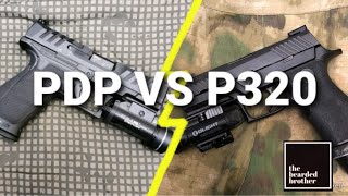 WALTHER PDP VS SIG SAUER P320 Which One Should You Buy [upl. by Ahsienak]