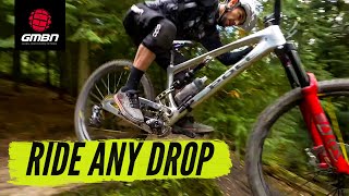 How To Ride Any Drop Off On Your MTB  Mountain Bike Skills [upl. by Nacim727]