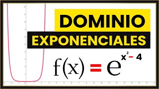 DOMINIO de una FUNCIÓN EXPONENCIAL Explicación FÁCIL [upl. by Iidnarb285]