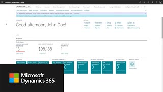 Finance Overview  Dynamics 365 Business Central [upl. by Hallam]