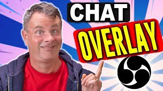 How to Add A Chat Overlay to OBS for your Live Stream [upl. by Apul]