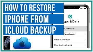 How To Restore iPhone From An iCloud Backup  Full Tutorial [upl. by Elane532]