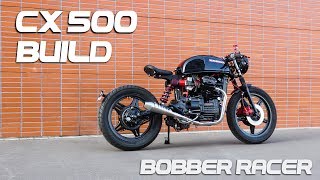 Cafe Racer Timelapse Build  Honda CX 500 Bobber Racer [upl. by Aerehs]