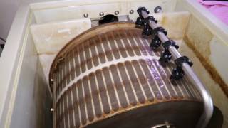 Installing a 40w Amalgam UV light in a drum filter [upl. by Solberg]