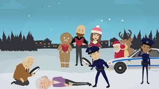 Grandma Got Run Over By a Reindeer AnimatedCartoon [upl. by Aihsemaj]