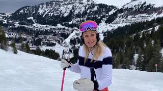 Chemmy Alcott tries out the Ski Mojo in Flaine [upl. by Miriam]