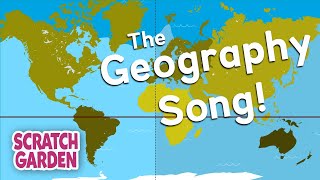 The Geography Song  Globe vs Map Song  Scratch Garden [upl. by Dobbins]