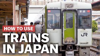 How to Use Trains in Japan  japanguidecom [upl. by Eynenihc]