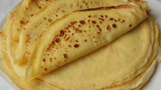 Crespelle senza latte Crepes without milk Crepes ohne Milch [upl. by Werby]