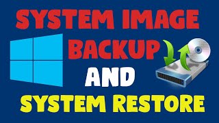 How To Create a System Image Backup And Do A System Restore In Windows 10 [upl. by Aliled]