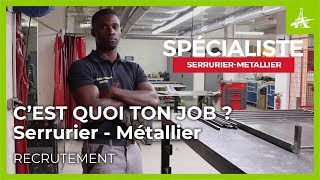 CEST QUOI TON JOB  Serruriermétallier [upl. by Aneertak]