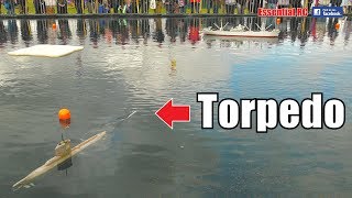 AMAZING RC SUBMARINE TORPEDO FIRINGLAUNCH DEMONSTRATION [upl. by Darbee]