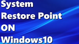 How to Create System Restore Point on Windows 10 ✔ [upl. by Pollyanna]