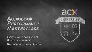 Audiobook Performance Masterclass [upl. by Noivert19]