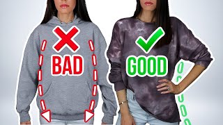 7 Ways You’re Wearing Sweatshirts amp Hoodies WRONG how to fix [upl. by Orit]