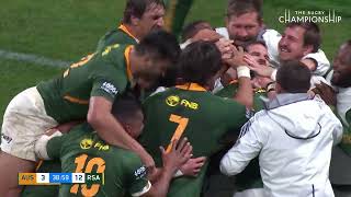 Castle Lager Rugby Championship R4 Australia v Springboks [upl. by Limaa636]