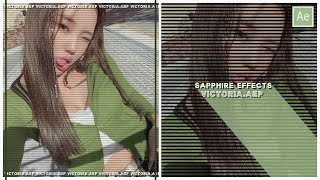 25  sapphire effects  after effects [upl. by Odnuges]