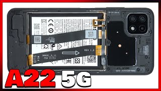 Samsung Galaxy A22  F42 5G Disassembly Teardown Repair Video Review [upl. by Denton534]