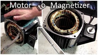 Gutted Electric Motor Into Magnetizer  Demagnetizer [upl. by Llohcin]