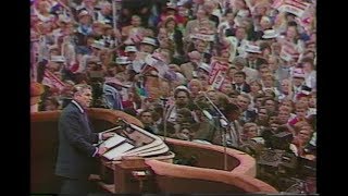 President Reagans Acceptance Speech at the Republican National Convention August 23 1984 [upl. by Jacoba]