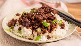 Korean Ground Beef And Rice Recipe  Ep 1330 [upl. by Dell]