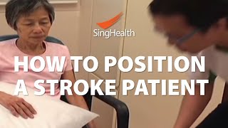 How To Position A Stroke Patient [upl. by Leinahtam742]