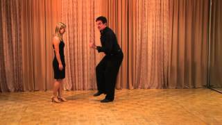 How to Jitterbug Single Swing Center Rhythm Movement [upl. by Gaudet]