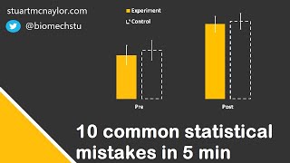 Ten Statistical Mistakes in 5 Min [upl. by Zaller]