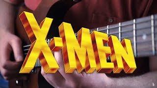 XMen The Animated Series Theme on Guitar [upl. by Elvah883]