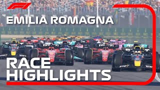 F1 Emilia Romagna GP Race Highlights F1 23 Imola Italy [upl. by Akkimat]