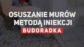 Osuszanie budynków metodą iniekcji [upl. by Anavoig]