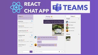 Chat Application using React JS  Build and Deploy a Chat App in 1 Hour Microsoft Teams [upl. by Lamaj533]