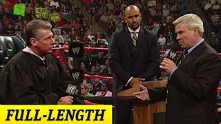 FULLLENGTH MOMENT  Raw  The Trial of Eric Bischoff [upl. by Bellew]