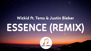 WizKid  Essence Lyrics ft Justin Bieber Tems [upl. by Crean]